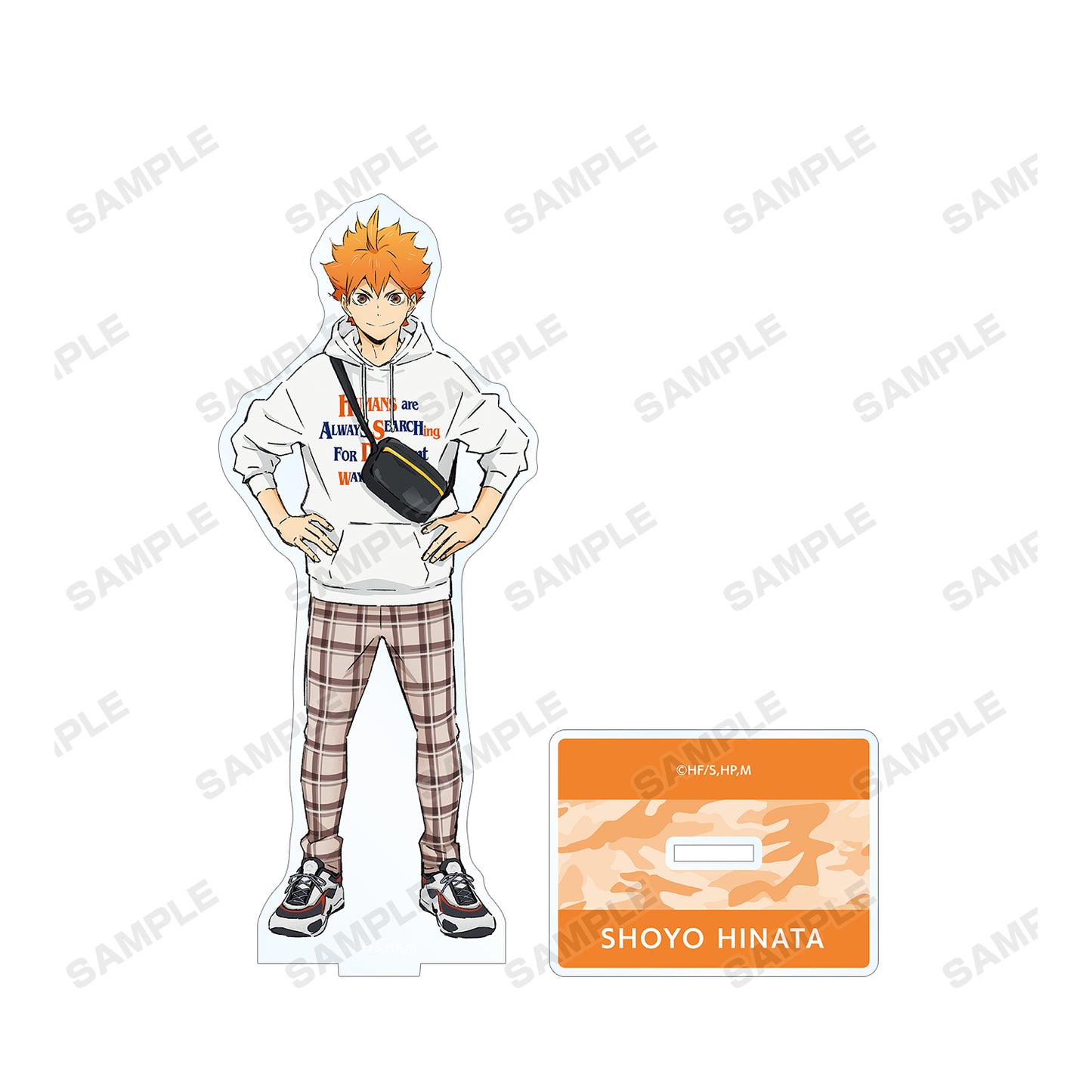 ハイキュー!! TO THE TOP × 東武動物公園_描き下ろしイラスト 日向翔陽 レジャーver. BIGアクリルスタンド