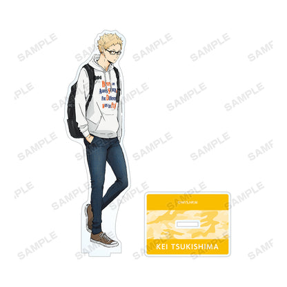 ハイキュー!! TO THE TOP × 東武動物公園_描き下ろしイラスト 月島蛍 レジャーver. BIGアクリルスタンド