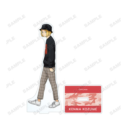 ハイキュー!! TO THE TOP × 東武動物公園_描き下ろしイラスト 孤爪研磨 レジャーver. BIGアクリルスタンド