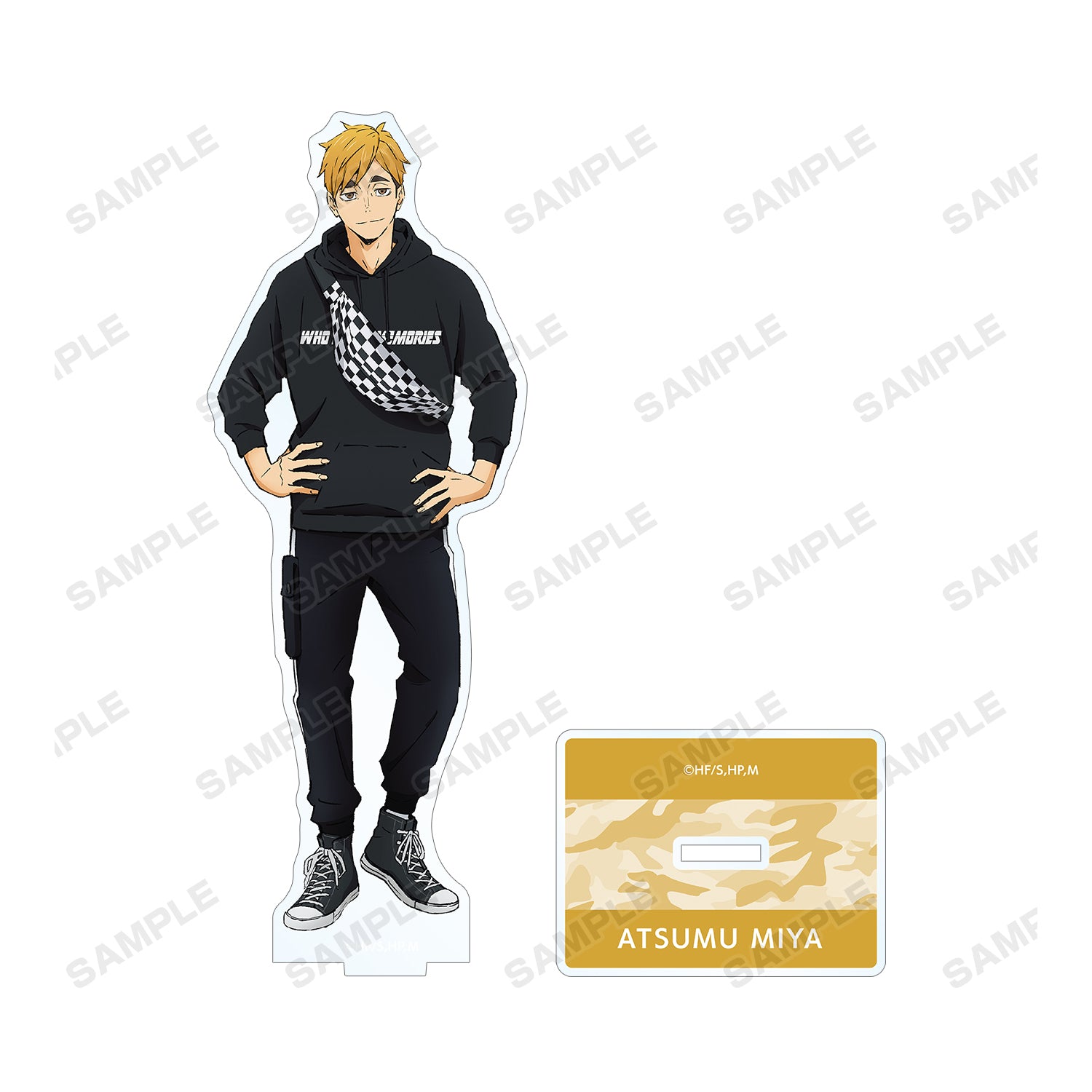 ハイキュー!! TO THE TOP × 東武動物公園_描き下ろしイラスト 宮侑 レジャーver. BIGアクリルスタンド