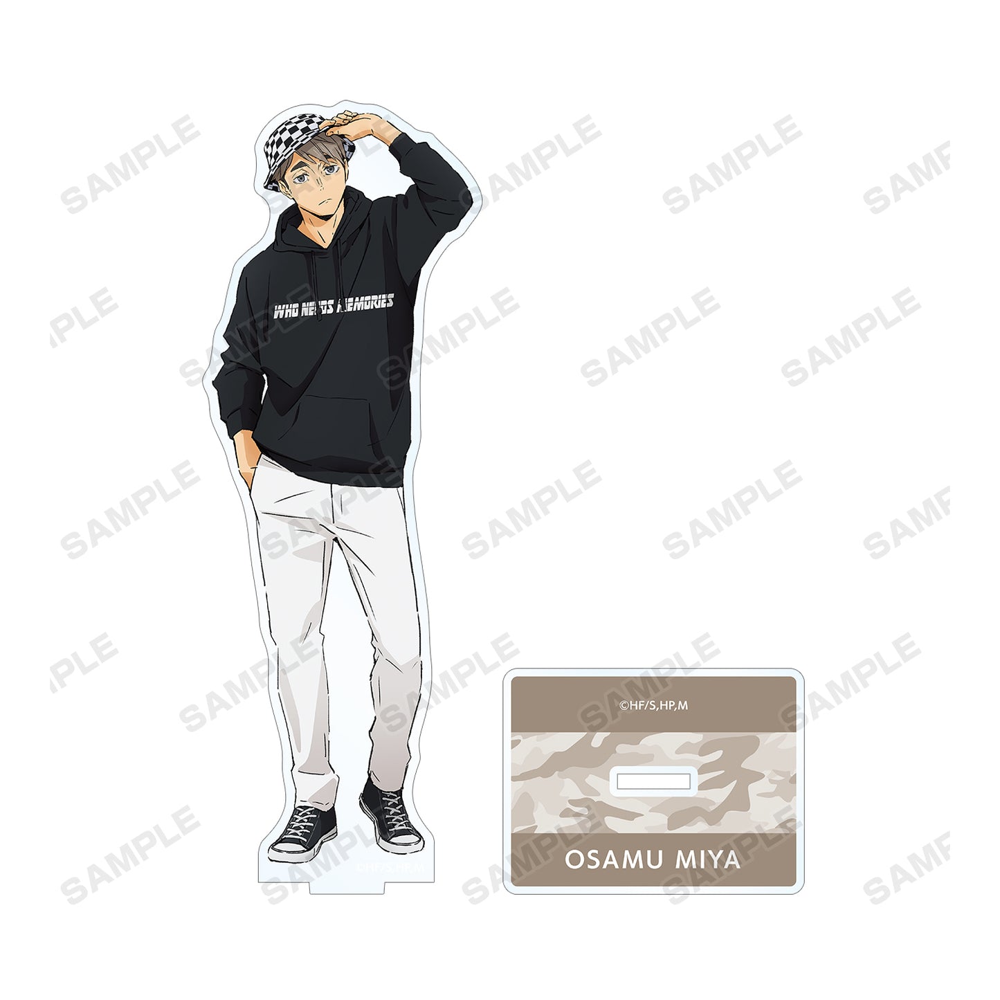 ハイキュー!! TO THE TOP × 東武動物公園_描き下ろしイラスト 宮治 レジャーver. BIGアクリルスタンド