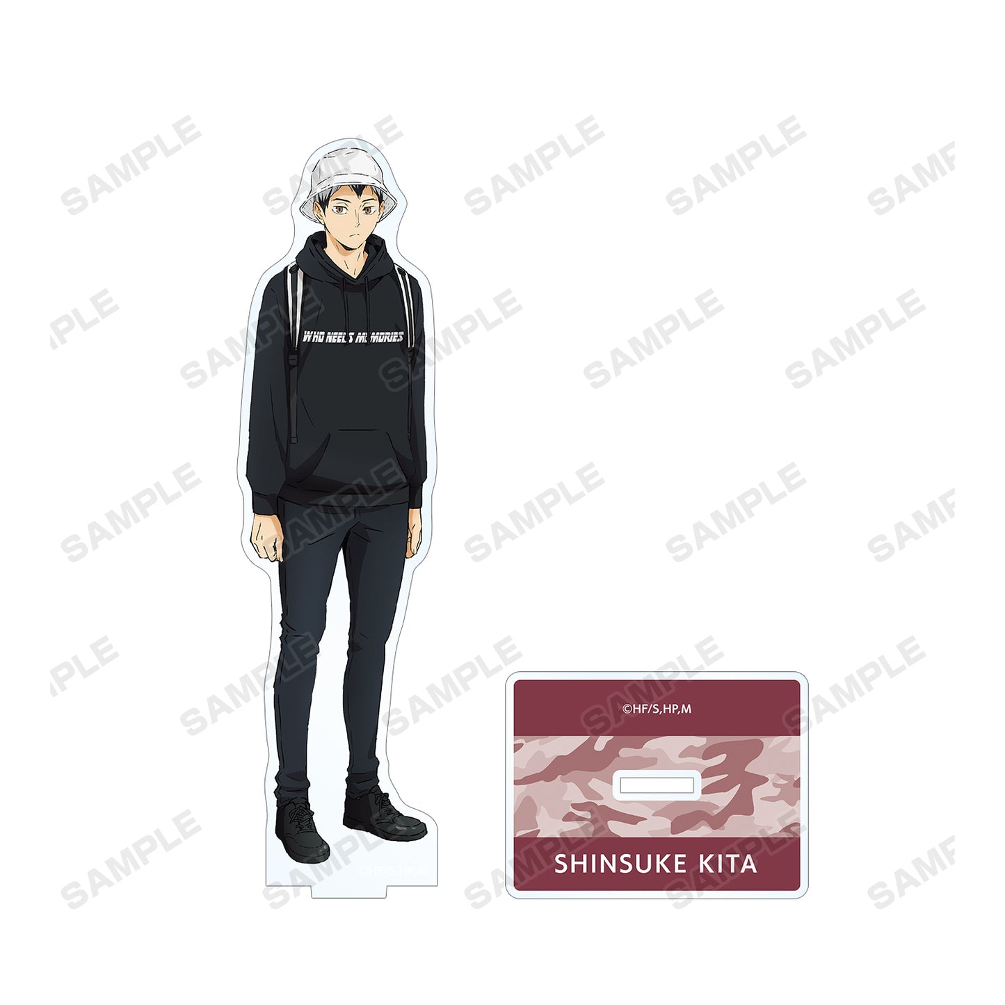 ハイキュー!! TO THE TOP × 東武動物公園_描き下ろしイラスト 北信介 レジャーver. BIGアクリルスタンド