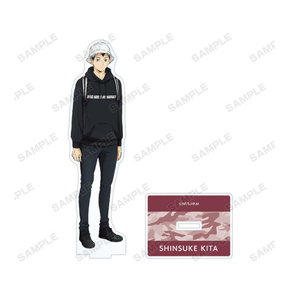 ハイキュー!! TO THE TOP × 東武動物公園_描き下ろしイラスト 北信介 レジャーver. BIGアクリルスタンド