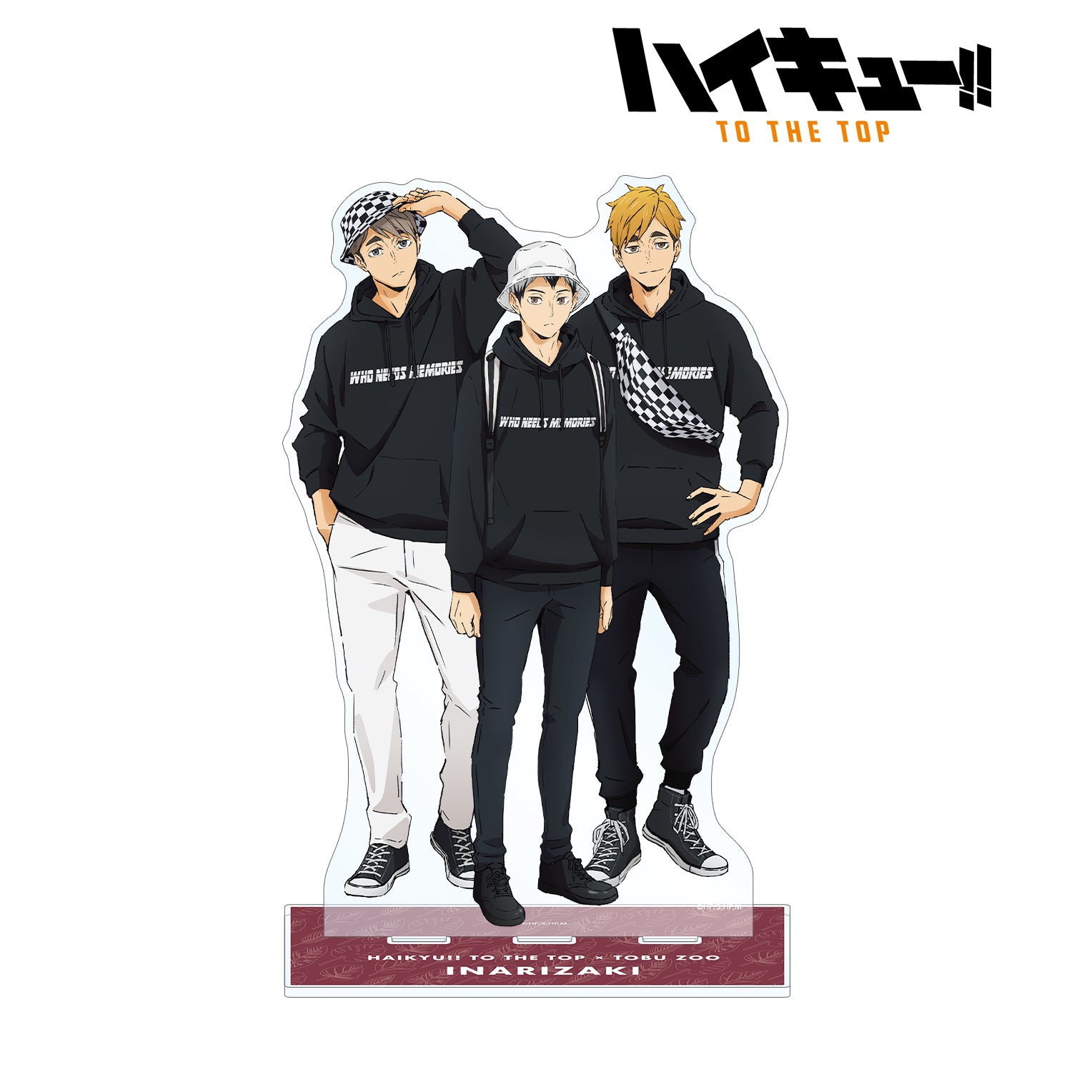 ハイキュー!! TO THE TOP × 東武動物公園_描き下ろしイラスト 稲荷崎高校 レジャーver. BIGアクリルスタンド