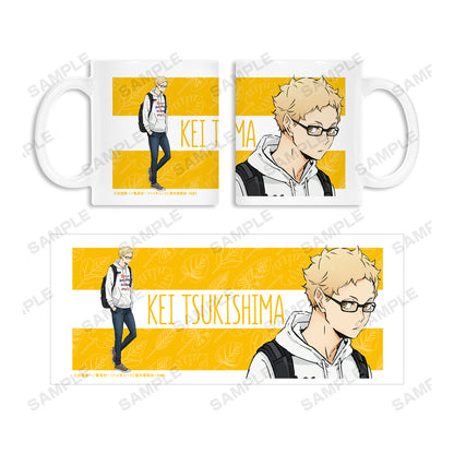 ハイキュー!! TO THE TOP × 東武動物公園_描き下ろしイラスト 月島蛍 レジャーver. マグカップ