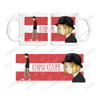 ハイキュー!! TO THE TOP × 東武動物公園_描き下ろしイラスト 孤爪研磨 レジャーver. マグカップ