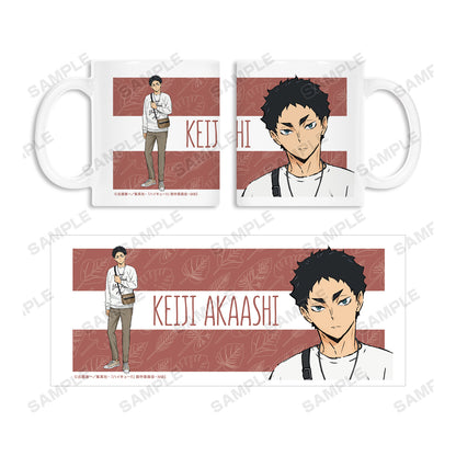 ハイキュー!! TO THE TOP × 東武動物公園_描き下ろしイラスト 赤葦京治 レジャーver. マグカップ