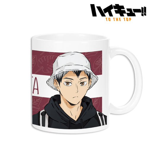 ハイキュー!! TO THE TOP × 東武動物公園_描き下ろしイラスト 北信介 レジャーver. マグカップ