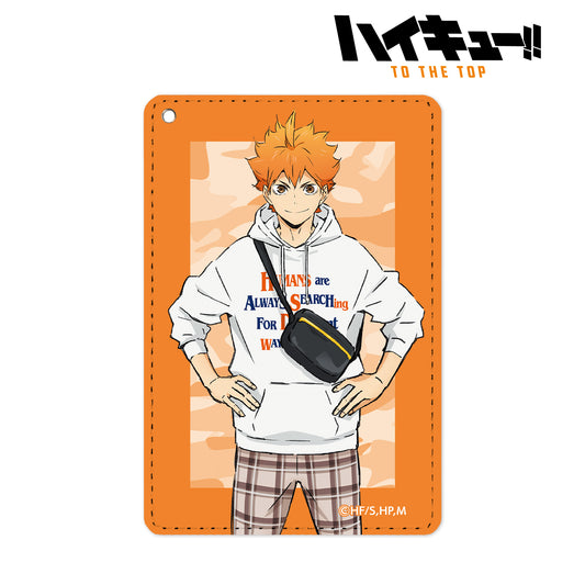 ハイキュー!! TO THE TOP × 東武動物公園_描き下ろしイラスト 日向翔陽 レジャーver. 1ポケットパスケース