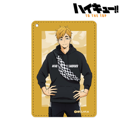 ハイキュー!! TO THE TOP × 東武動物公園_描き下ろしイラスト 宮侑 レジャーver. 1ポケットパスケース