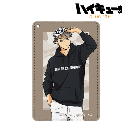 ハイキュー!! TO THE TOP × 東武動物公園_描き下ろしイラスト 宮治 レジャーver. 1ポケットパスケース