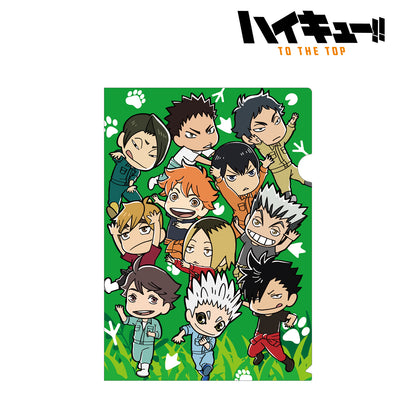 ハイキュー!! TO THE TOP × 東武動物公園_ちびキャラ 飼育係ver. クリアファイル
