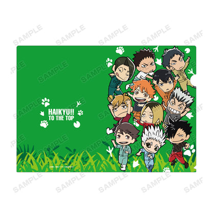 ハイキュー!! TO THE TOP × 東武動物公園_ちびキャラ 飼育係ver. クリアファイル