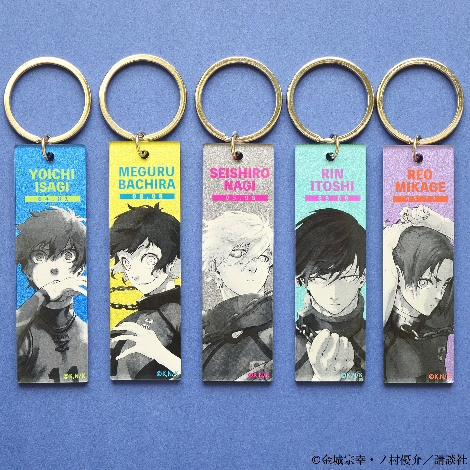 ブルーロック メタリックアクリルキーホルダー(糸師凛)