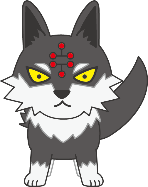 呪術廻戦_伏黒の式神ぬいぐるみキーホルダー/玉犬･渾