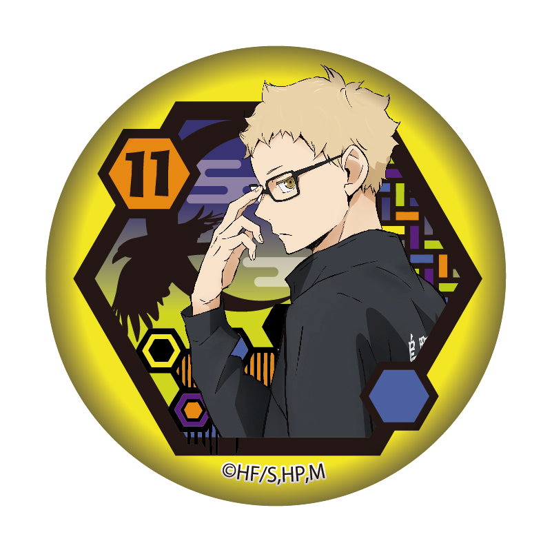 ハイキュー!!_切り絵シリーズ 和紙缶バッジVol.2 1pcs