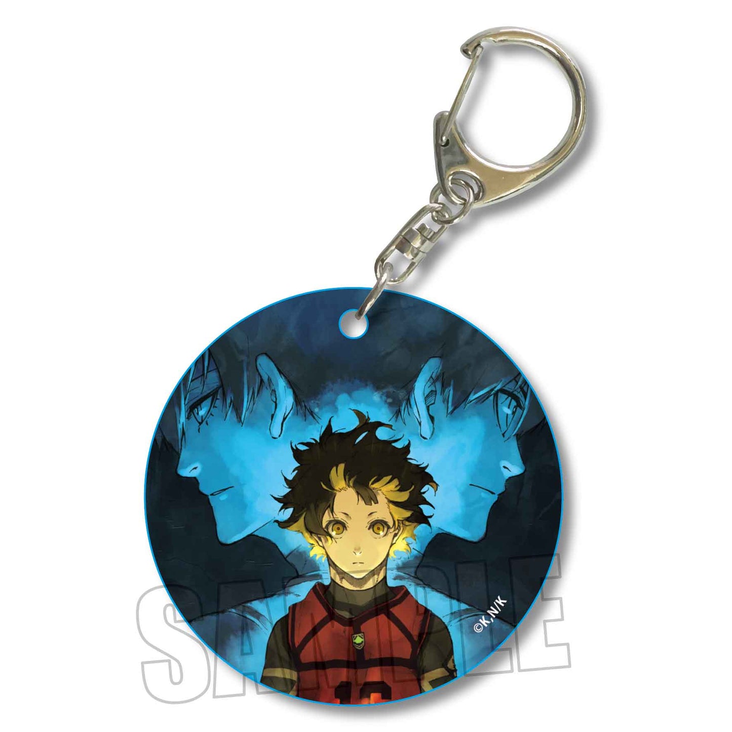 ブルーロック_やわらかクリアチャーム /潔＆蜂楽＆凛