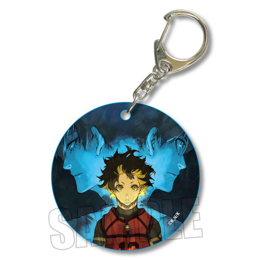 ブルーロック_やわらかクリアチャーム /潔＆蜂楽＆凛