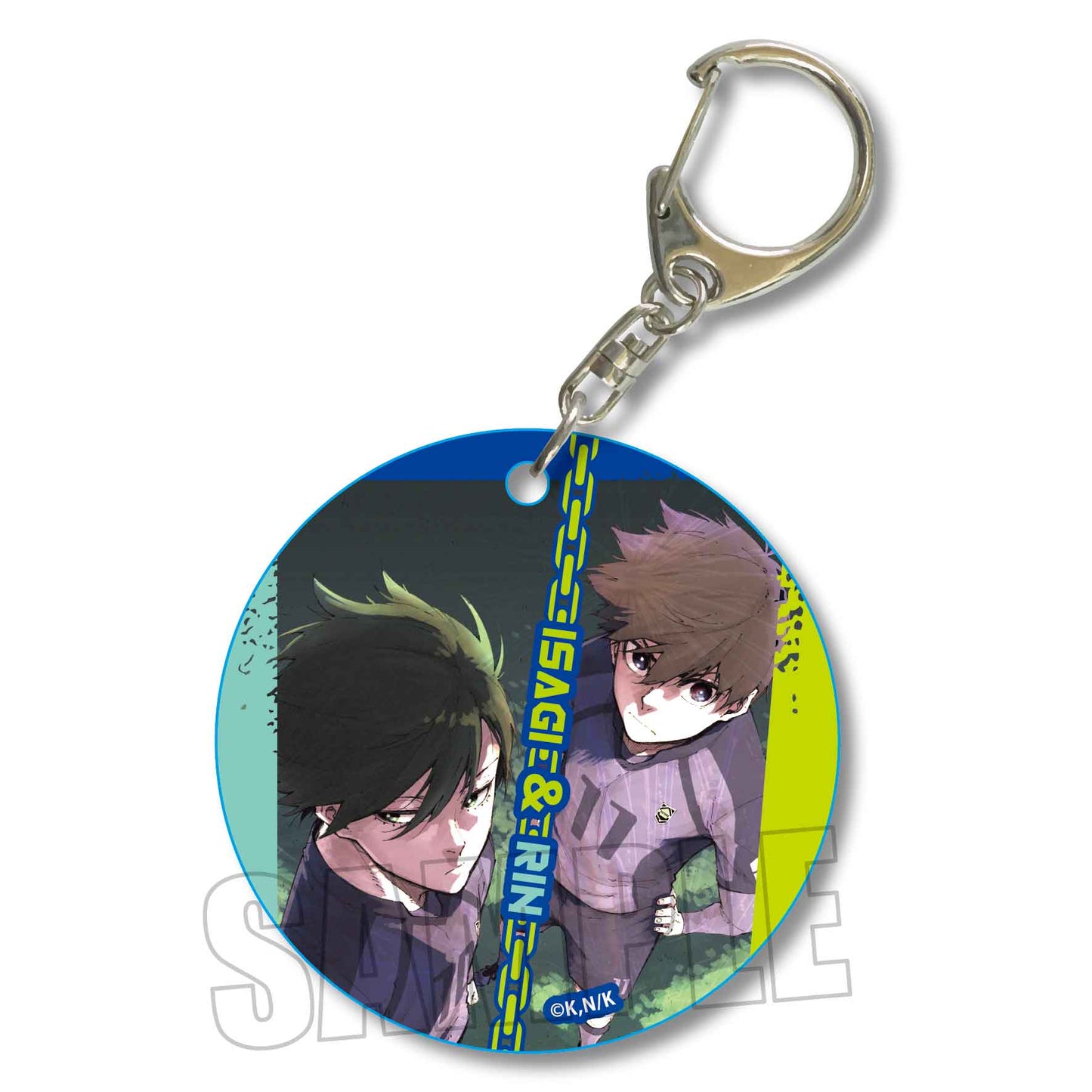 ブルーロック_やわらかクリアチャーム /潔＆凛