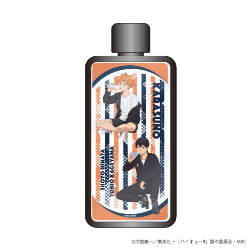 ハイキュー!!_フレームスクエアボトル01/日向翔陽&影山飛雄 リラックスver.(描き下ろし)