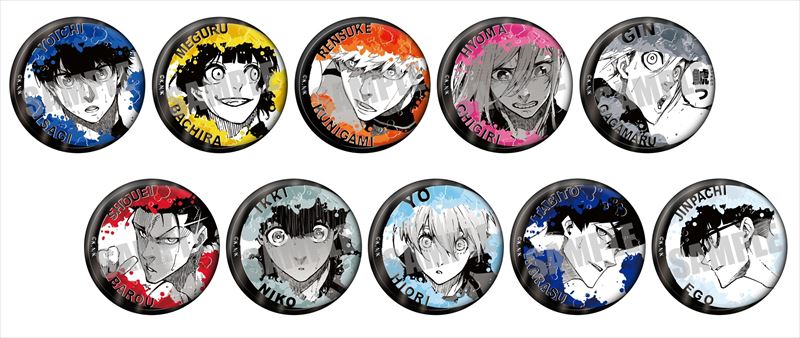 ブルーロック_トレーディングジュエリー缶バッジ Aver. 1BOX