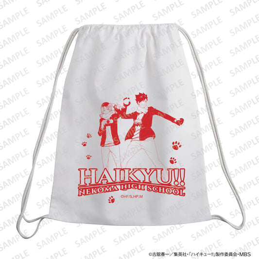 ハイキュー!!_ナップサック 雪あそびver. 音駒高校