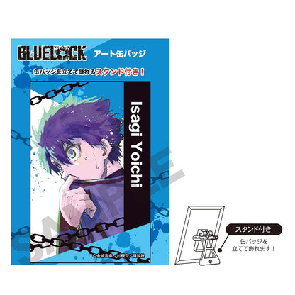 ブルーロックアートカンバッジ/イサギヨイチ_カラー