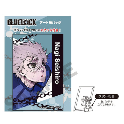 ブルーロックアートカンバッジ/ナギセイシロウ_カラー