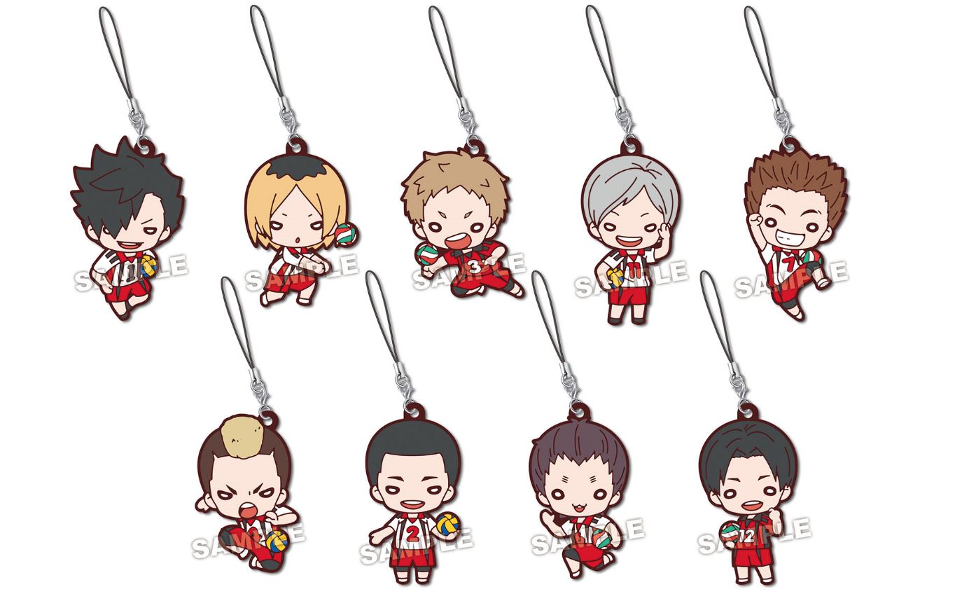 ハイキュー!!_にとたん 音駒高校 セカンドユニフォーム ラバーマスコット 1BOX