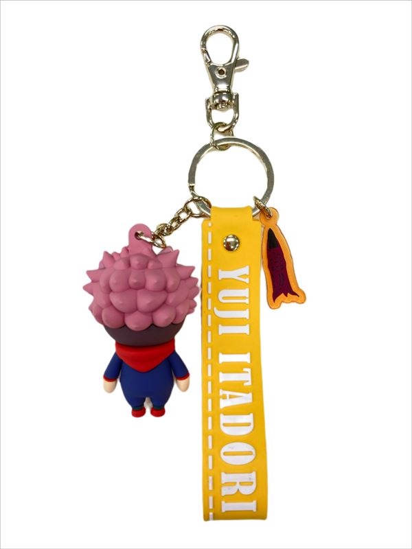 呪術廻戦_キューティ1 虎杖 悠仁 ラバーキーホルダー