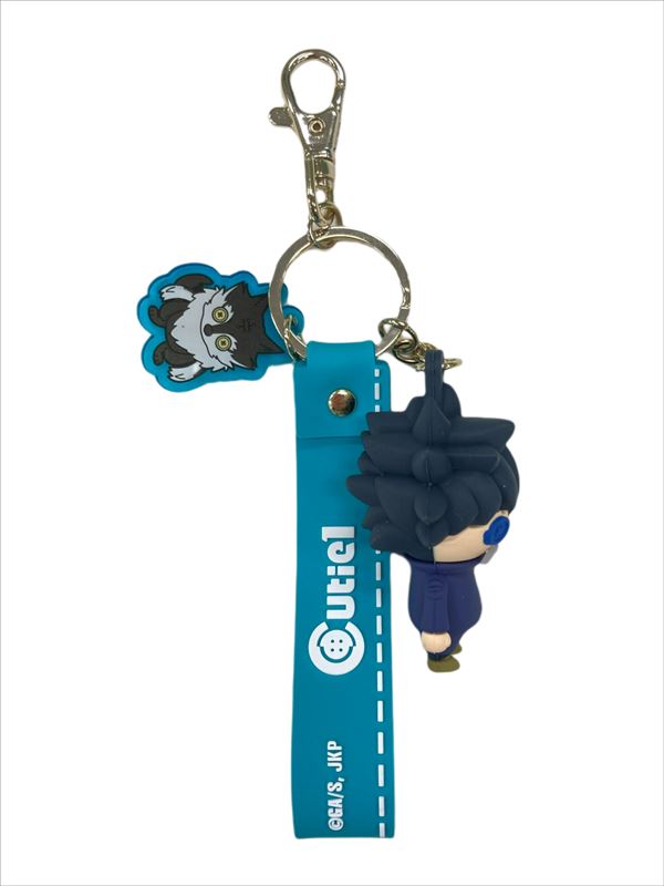 呪術廻戦_キューティ1 伏黒 恵 ラバーキーホルダー