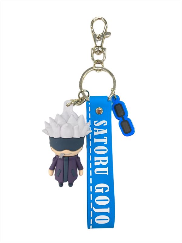 呪術廻戦_キューティ1 五条 悟 ラバーキーホルダー