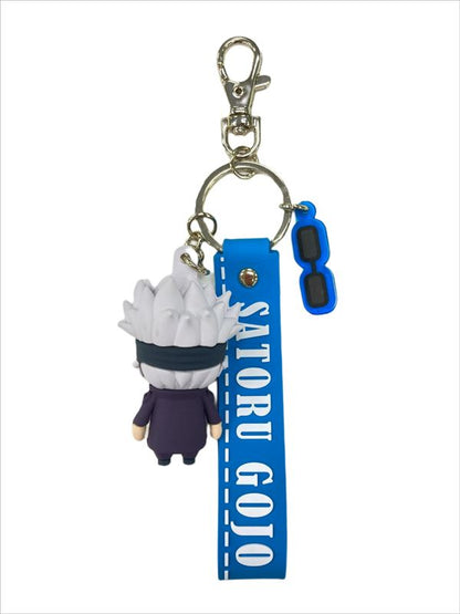 呪術廻戦_キューティ1 五条 悟 ラバーキーホルダー