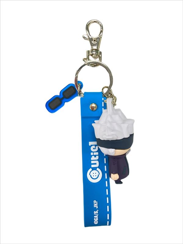 呪術廻戦_キューティ1 五条 悟 ラバーキーホルダー