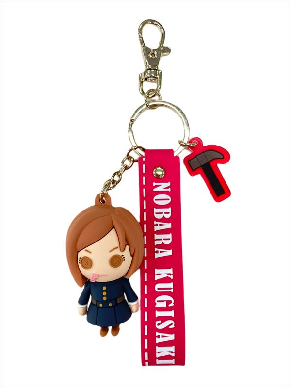 呪術廻戦_キューティ1 釘崎 野薔薇 ラバーキーホルダー
