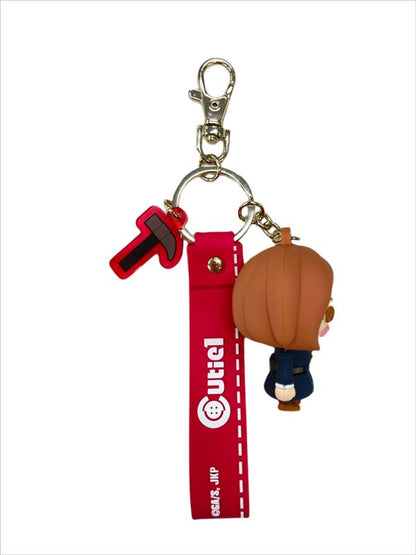 呪術廻戦_キューティ1 釘崎 野薔薇 ラバーキーホルダー