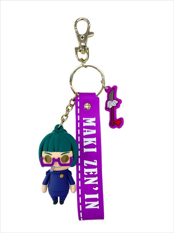 呪術廻戦_キューティ1 禪院 真希 ラバーキーホルダー