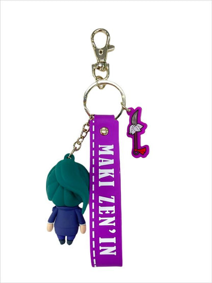 呪術廻戦_キューティ1 禪院 真希 ラバーキーホルダー