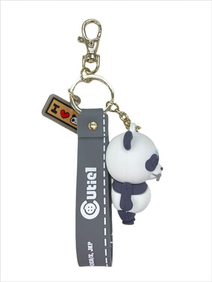 呪術廻戦_キューティ1 パンダ ラバーキーホルダー