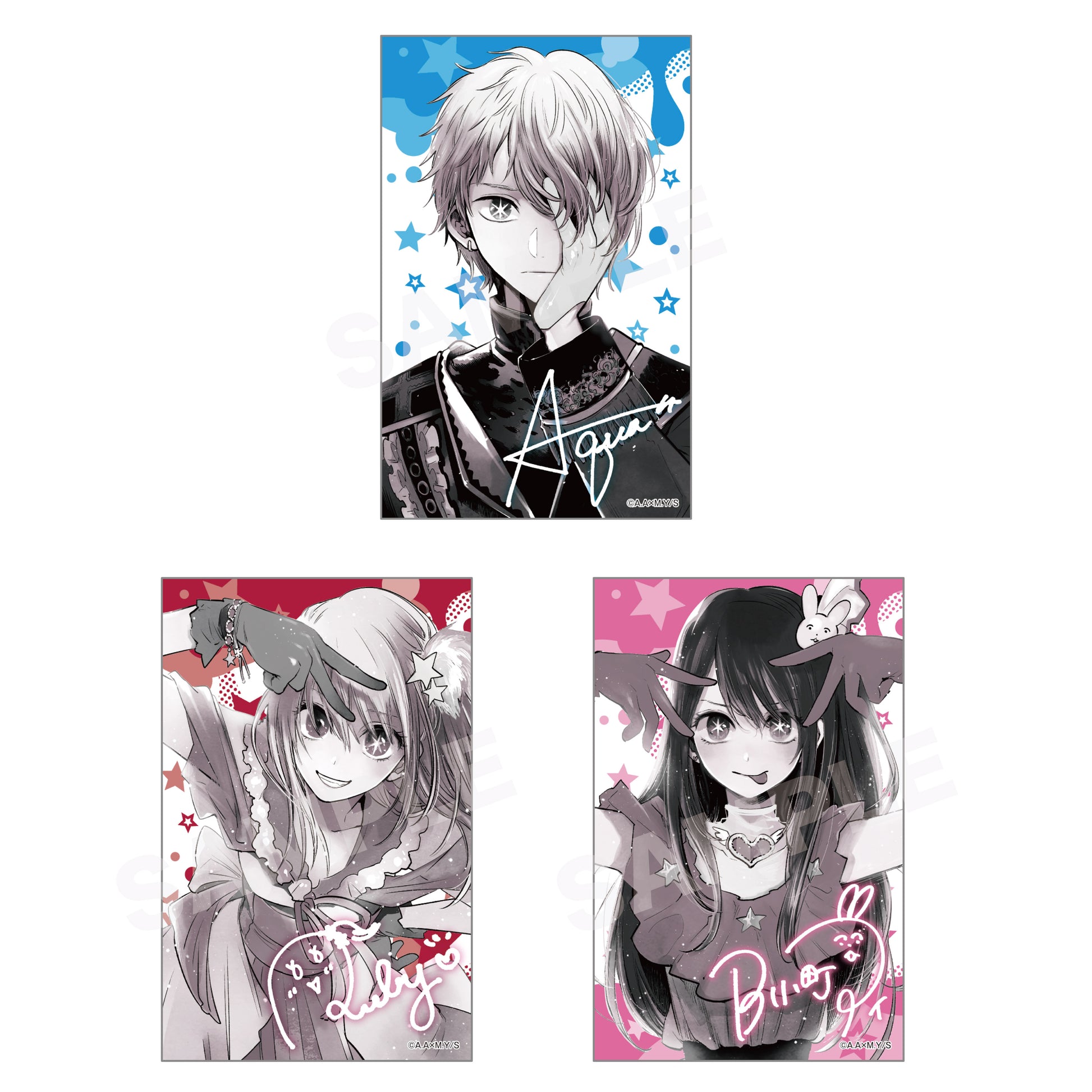 推しの子_サテン地ステッカー /01 第1弾(全9種) 1BOX