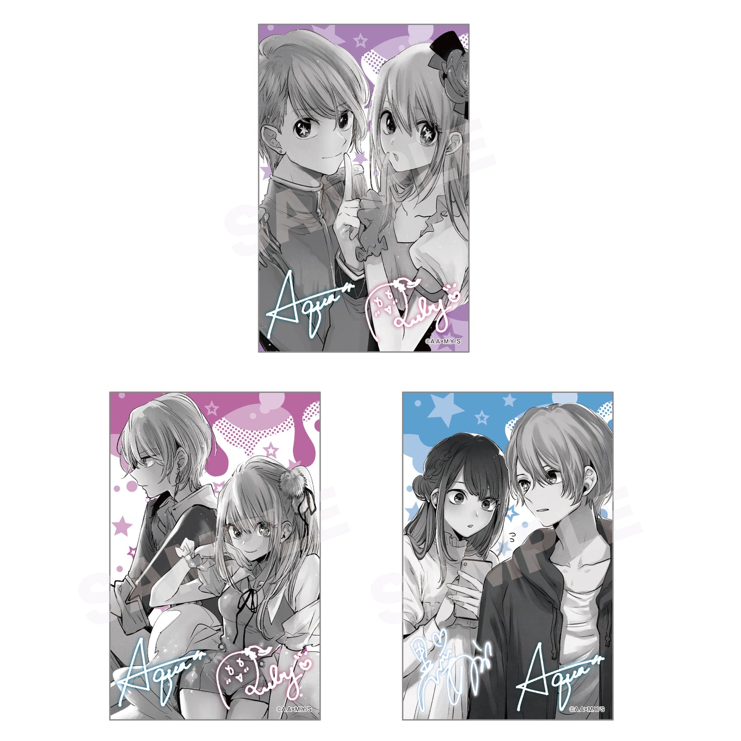 推しの子_サテン地ステッカー /01 第1弾(全9種) 1BOX