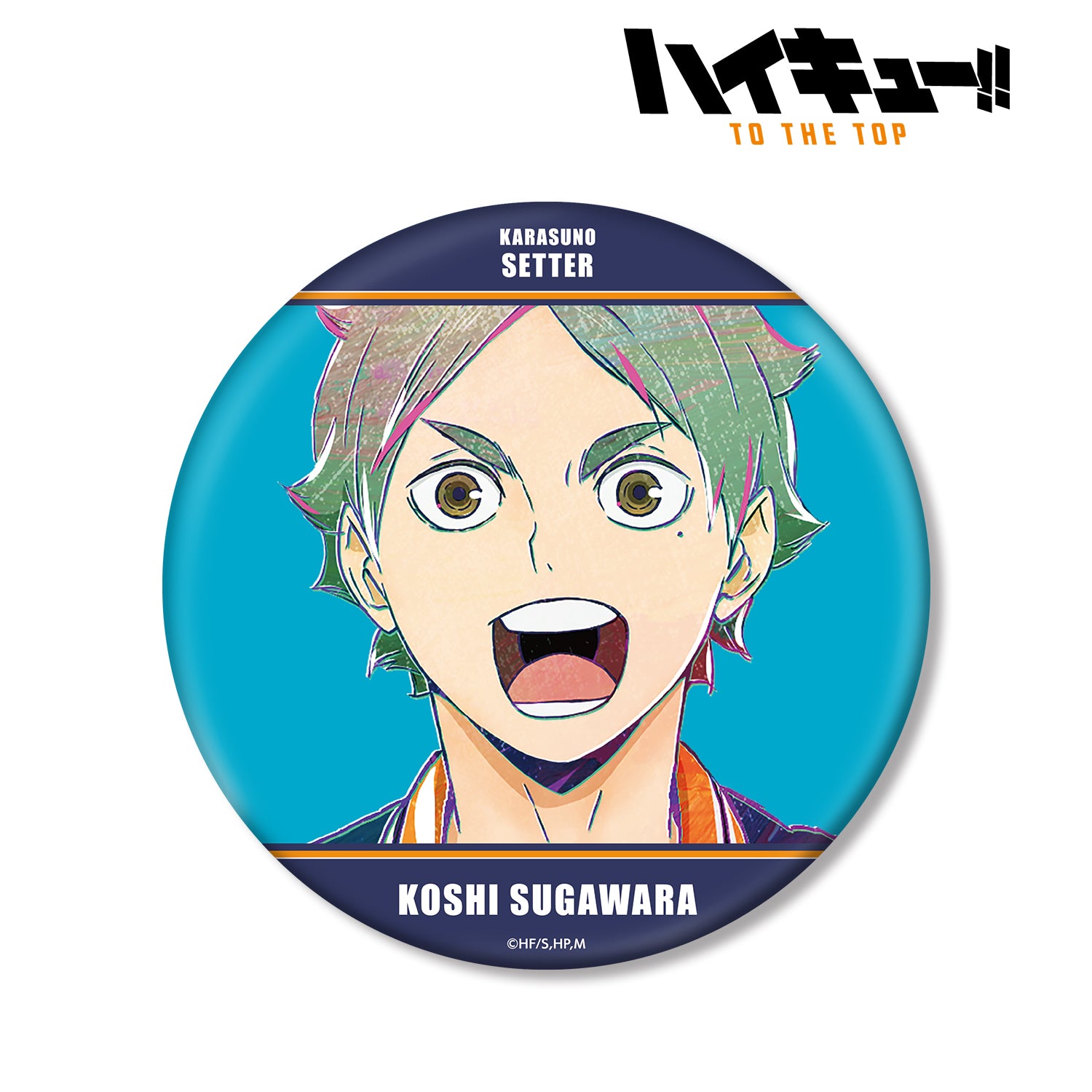 ハイキュー!! TO THE TOP_菅原孝支 Ani-Art 第4弾 BIG缶バッジ