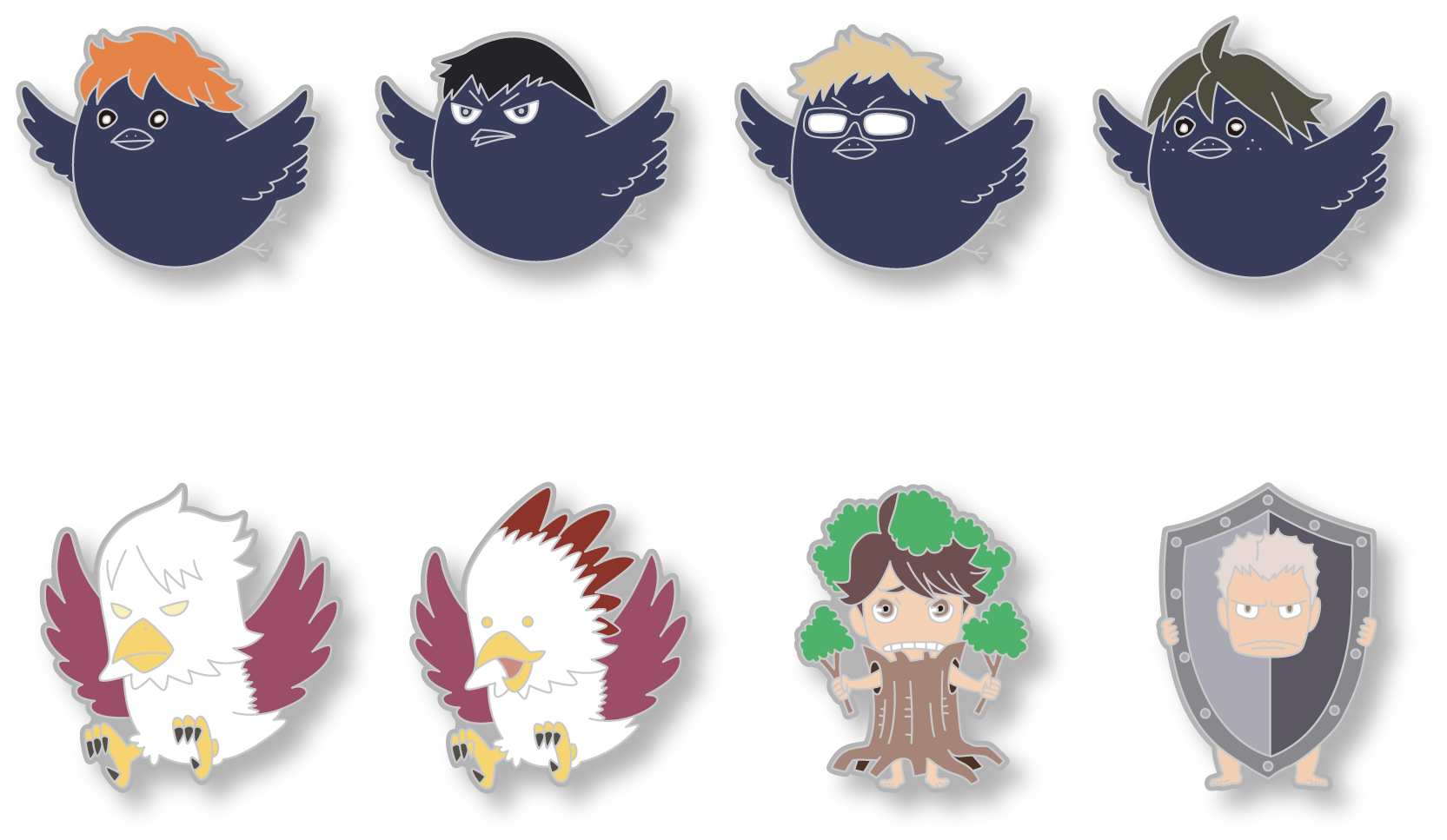 ハイキュー!! TO THE TOP_ピンズコレクション/県予選メンバー 1BOX