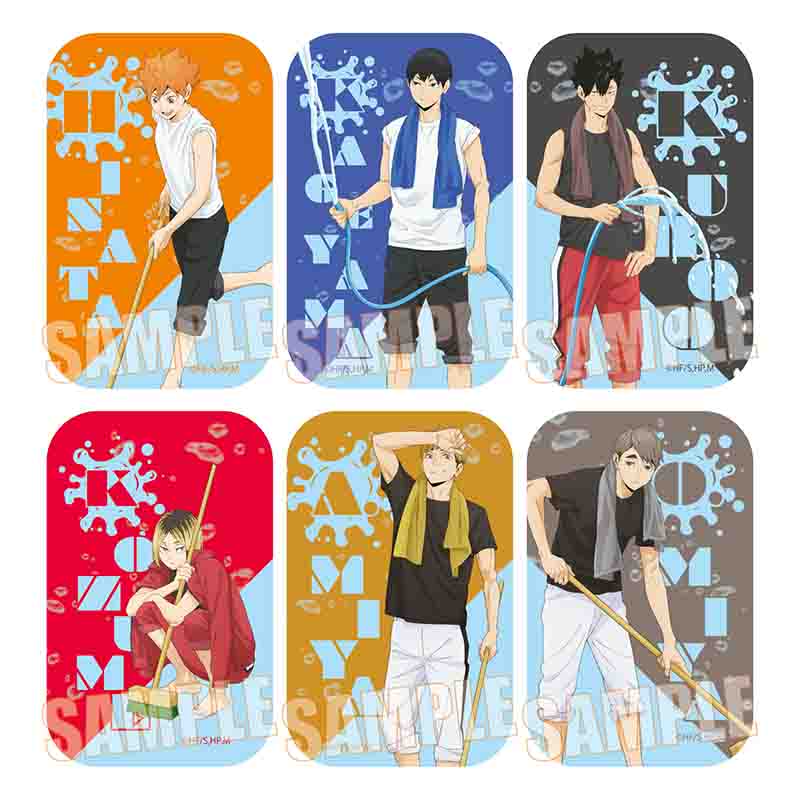 トレーディングスクエア缶バッジ ハイキュー!!/プール掃除ver. 1BOX