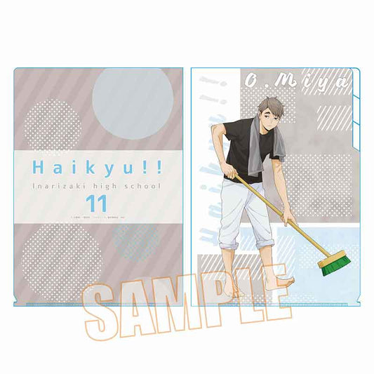 クリアファイル3ポケット ハイキュー!!/宮 治 プール掃除ver.