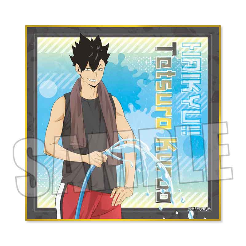 トレーディングミニ色紙 ハイキュー!!/プール掃除ver. 1set