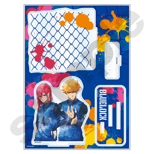 ブルーロック_グランジアート アクリルジオラマ 千切&國神