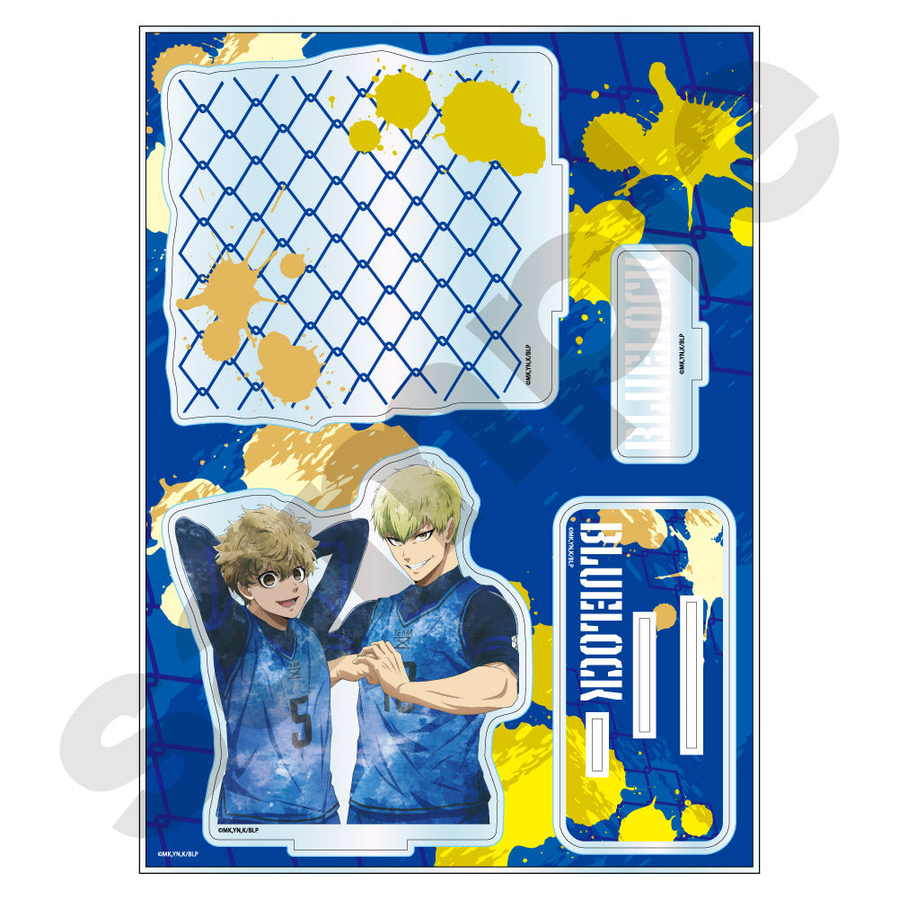 ブルーロック_グランジアート アクリルジオラマ 成早&雷市