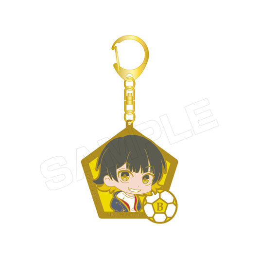 ブルーロック_すときゃら メタルキーホルダー【B:蜂楽廻】
