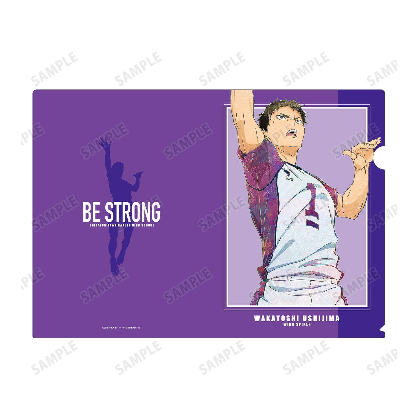 ハイキュー!!_牛島若利 Ani-Art 第7弾 クリアファイル